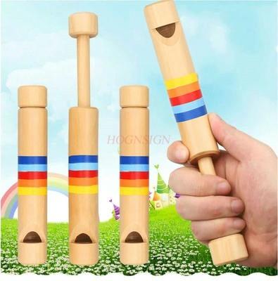 Push-Pull Flute Playing Musical Instrument Music Early Education Musical Instrument Kindergarten Children'S Wooden Flute