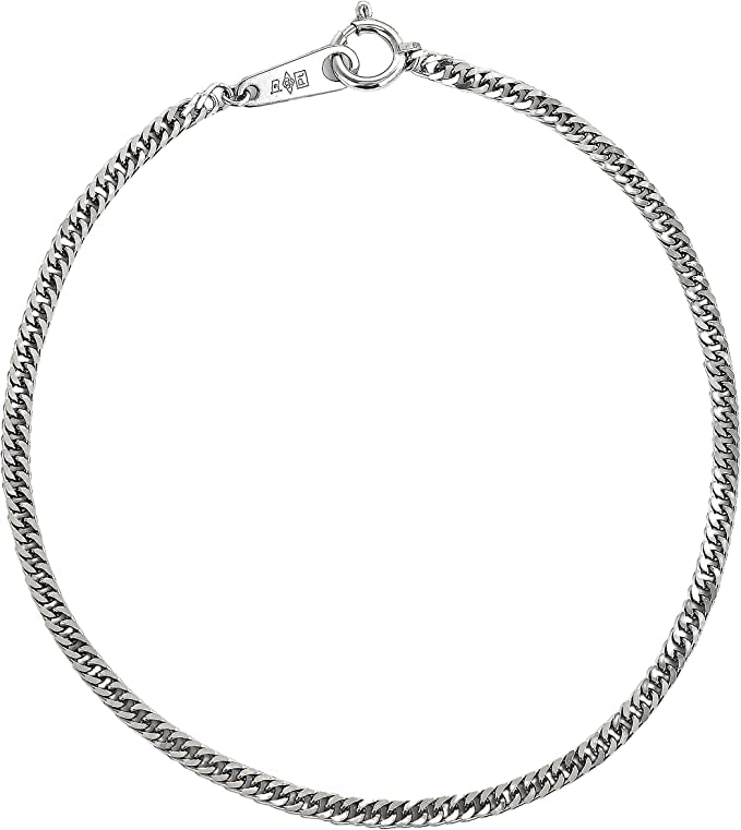 

24K Gold or Platinum Curb Bracelet for Women with Mint Hallmark Mint Certification Mark or Pure Platinum PURÉZZA] (24Gold Platinum) (Platinum, (Pt)) платиновий