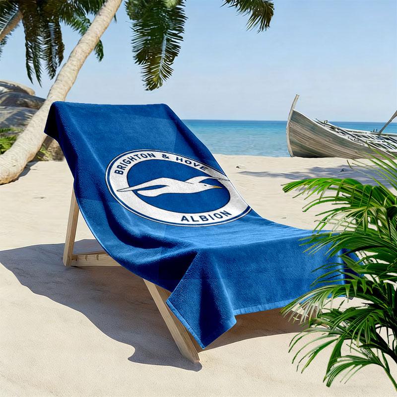Asciugamano da Spiaggia Brighton & Hove Albion, Asciugamano Grande Morbido Asciugatura Rapida per Spiaggia Campeggio Nuoto