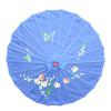 Vintage Chiński Jedwabny Parasol z Papieru Olejnego Kwiatowy Parasol z Papieru Olejnego Bambusowy Uchwyt Dekoracja Ślubna Parasol Fotograficzny Rekwizyty do Tańca