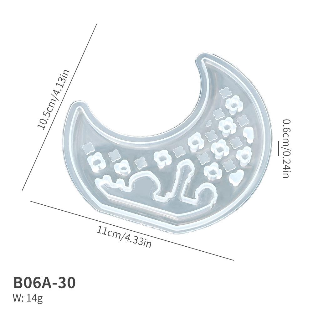 DIY Moon Castle Silicone Mold for LED Lamp Shade Making, Gypsum Casting Mold Ramadan Eid Decoration