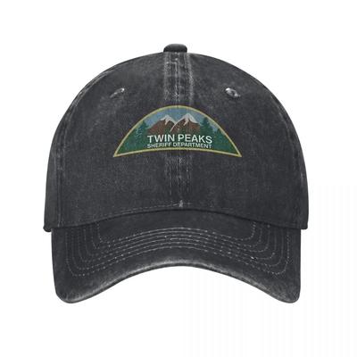 Cappellino in denim del Dipartimento dello Sceriffo di Twin Peaks Cappellino Leggero da Donna Cappellino Uomo Estate