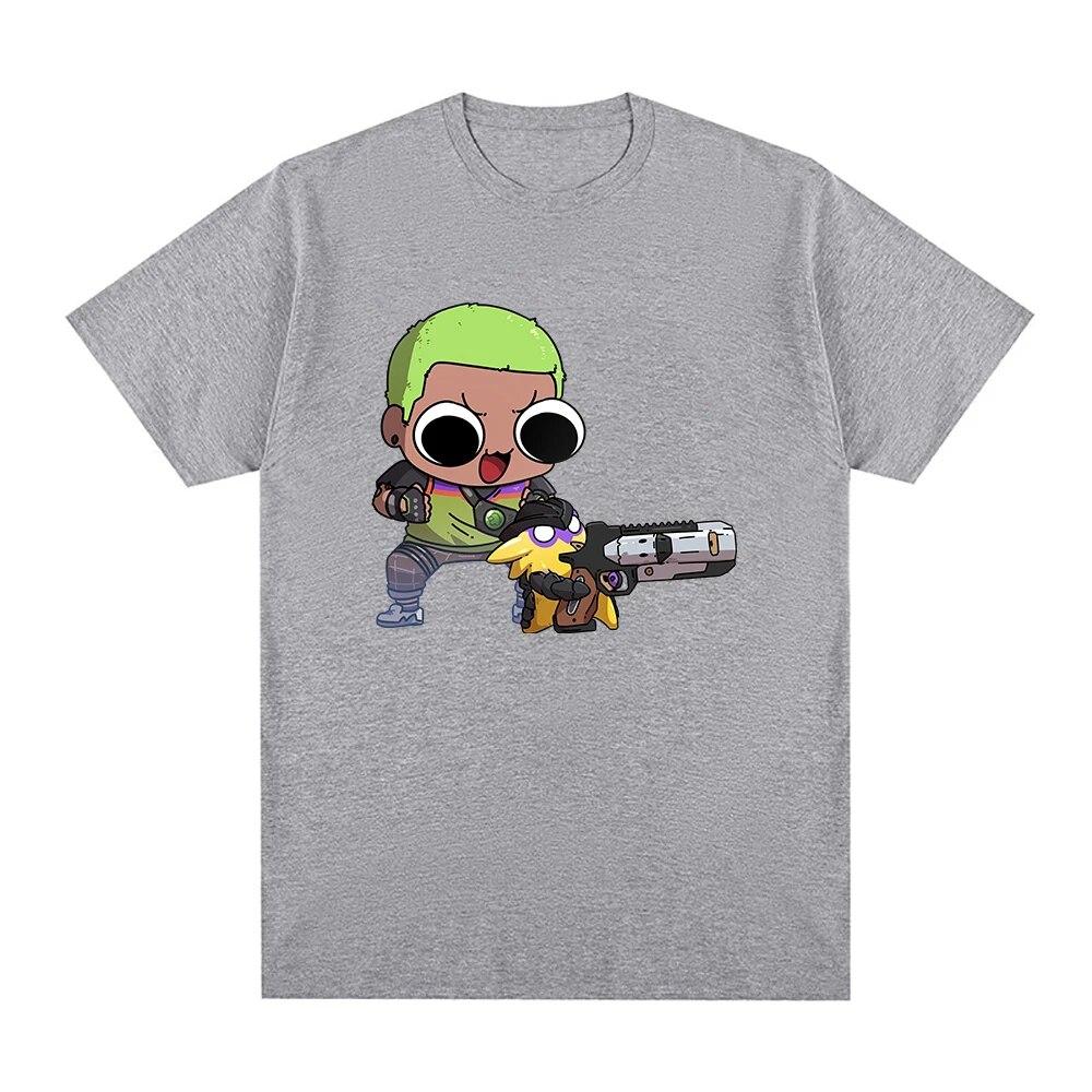 Valorant Gekko T Shirt Unisex/Women Harajuku Streetwear Graphic Kawaii Tshirt Unisex Aesthetic Anime Cartoon Sand Cotton Tee Shirt