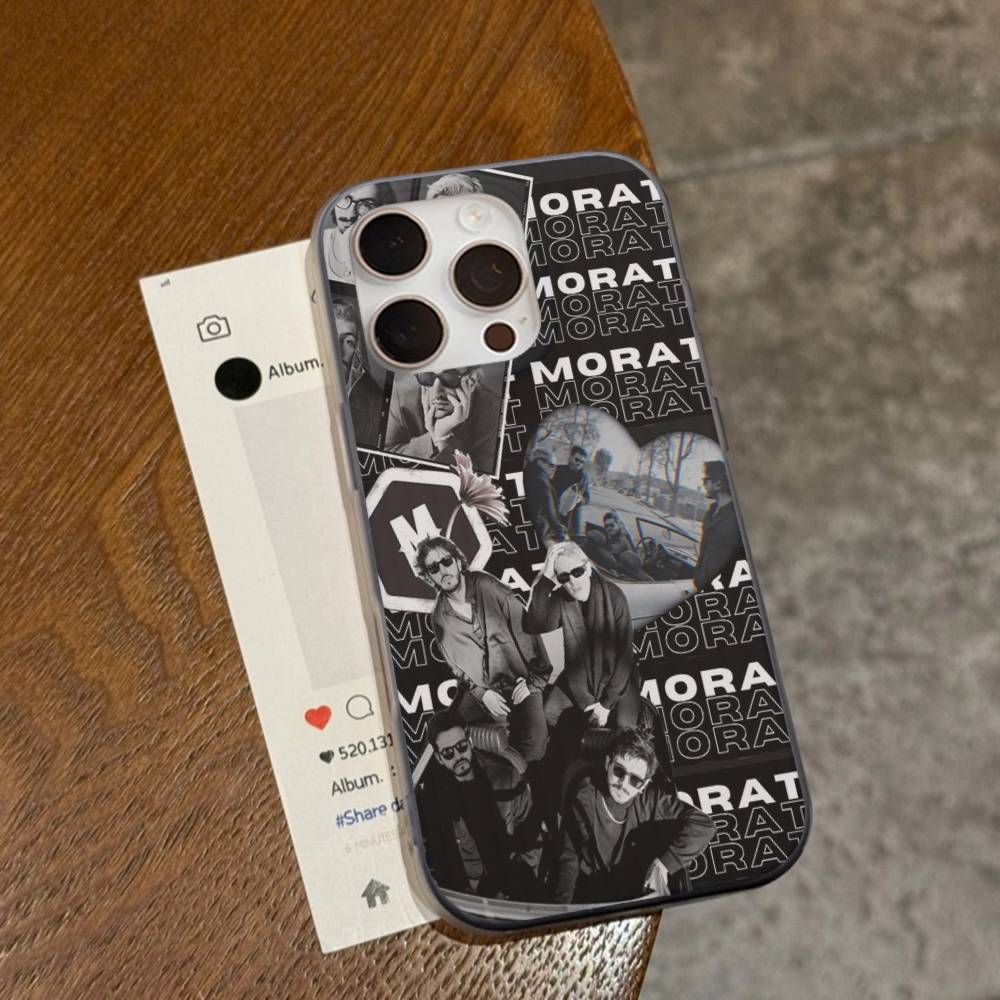 Morat Music Phone Case For IPhone 17 16 15 14 13 12 11 Corrugated Frosted Soft Cover Anti-Slip
