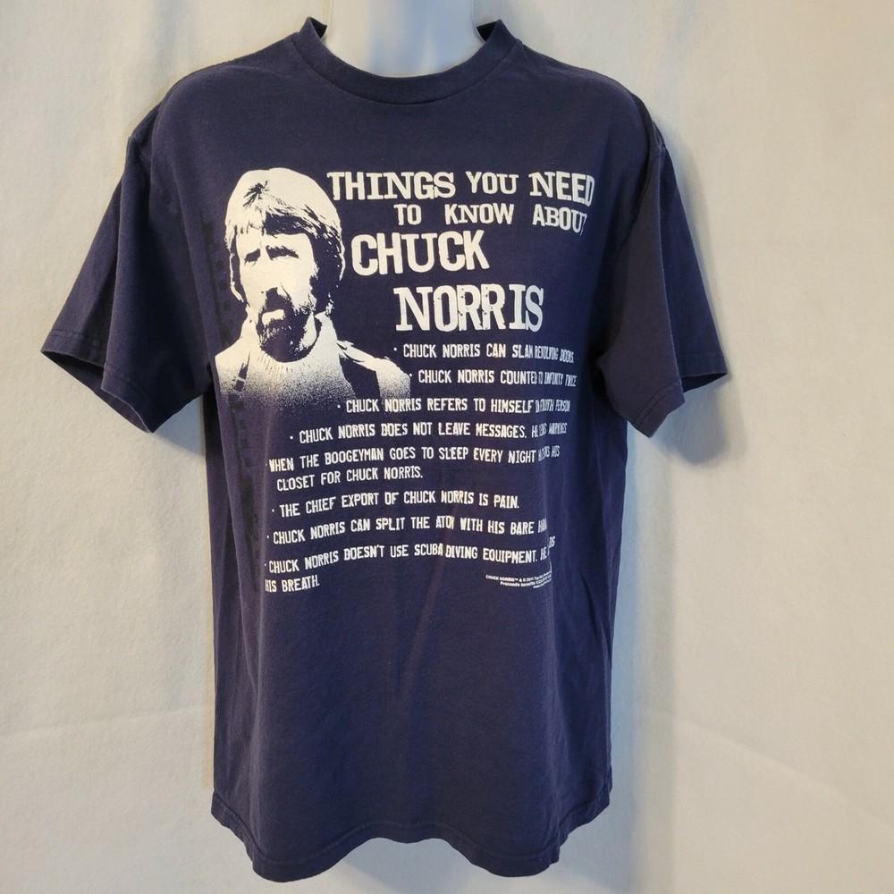 Chuck Norris 10 Things You Need To Know About Chuck Norris S-5XL Shirt CA090 Unisex T-Shirt S