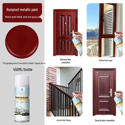 Self-Spray Anti-Rust Fluorocarbon Metallic Paint