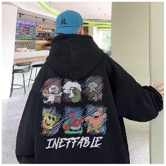 Retro svetr Hong Kong Style Pánské Jarní a Podzimní Pánský svetr s kapucí Americký Heavy High Street Ins Fashion Brand Baggy Coat