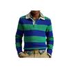 Polo Ralph Lauren Polo Shirt FW24 Striped Small Pony Embroidered Pullover Long Sleeve Kids tops Green CWPOSWEY6820524-999