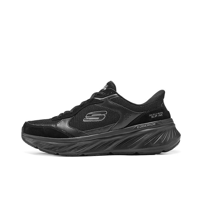 Skechers Edgeride Comfortable Fashion Versatile Low-Top Training Shoes Men sneaker Black 232947-BBK 39