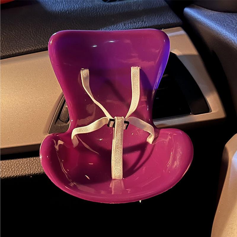 Niedliche Autodekoration, Auto-Luftauslass-Puppe, Sicherheitssitzschnallen-Design, Auto-Innendekoration für alle Arten von Auto-Outlet-Modellen
