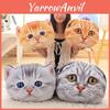 Cute And Creative 3d Cat Head Cushion Soft Plush Alien Cat Pillow Gift