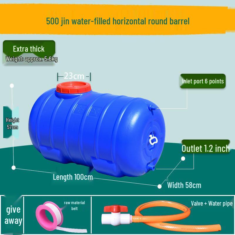Lebensmittelechter Kunststoff-Wassertank mit großer Kapazität - Horizontal rechteckiges Design für den Heimgebrauch
