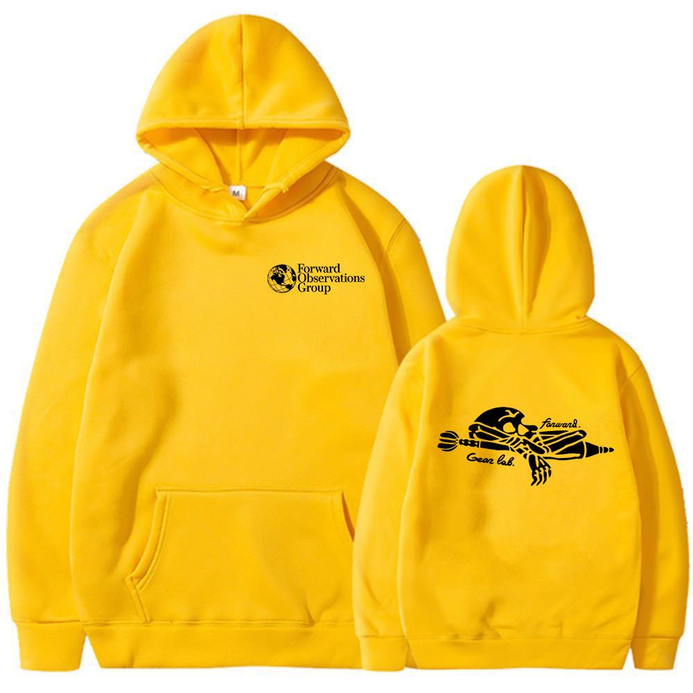 Forward Observations Group Skeleton Hoodies Men Women Clothing Oversized Hooded Sweatshirts Fashion Gothic Long Sleeve Pullovers