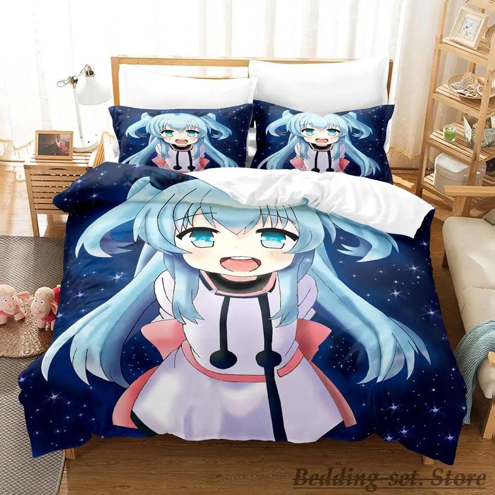 New Sora No Method Celestial Method Bedding Set Single Twin Full Queen King Size Bed Set Adult Kid Bedroom Duvetcover Sets Anime