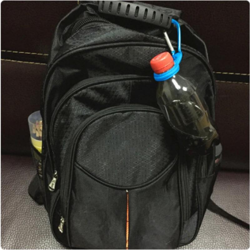 5pcs Silicone Hand-Held Buckle Water Bottle Run Outdoor Cycling Kettle Clip Backpack Hooks Cola Rock Climbing Sports Accessories