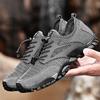 Men's Mesh Summer Casual Hiking Soft Soled River Tracing Water Sports Breathable Anti Slip Flat Bottomed Beach Walking Shoes