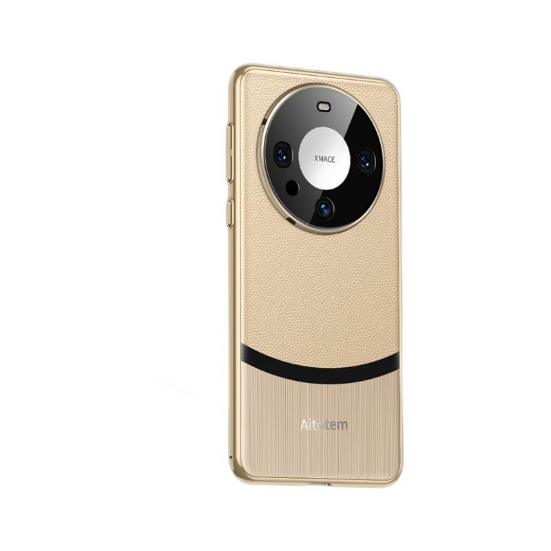 

Suitable for Huawei Mate60pro Mobile Phone Case RS Extraordinary Master Creative Mate50 All-inclusive M40 Anti-fall Plain Leather Case Huawei Mate 40