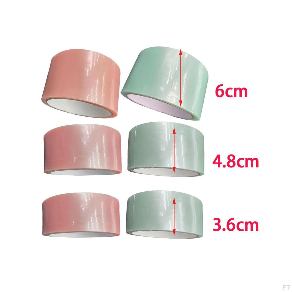 6Pcs Sticky Ball Tapes DIY Making Gift Decorative Sensory Toy Rolling Tape for Kids