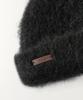 Tuddment Hairy Knit Beanie Black