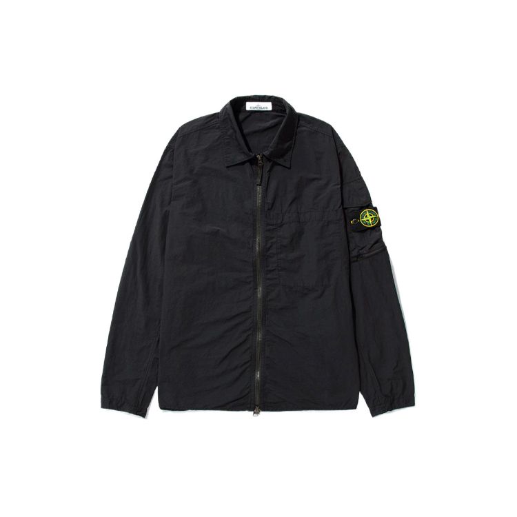 

Stone Island Naslan Light Overshirt Black Men Tops 761510502-V0029 S