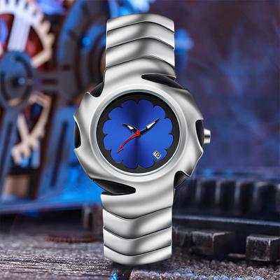 Pre-owned Irregular Blade Retro Men's Watch: High-End Niche Fashion Design