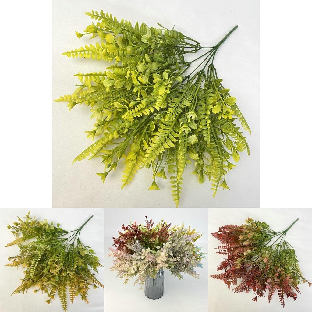 Artificial Toona Flower For Wedding Props Home Decoration Plastic Green Plant