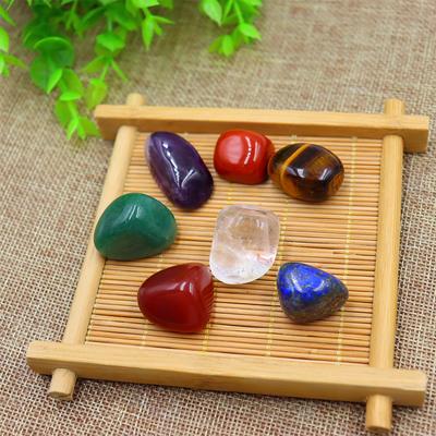 7Pcs / Set Natural Yoga Polished Energy Stone Chakra Reiki Healing
