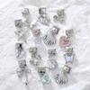 Italian Charm Bracelet Charms Dreamy Moon Butterfly Starfish Shell Pendant Diy Removable Module Link Bracelet Accessories Gifts