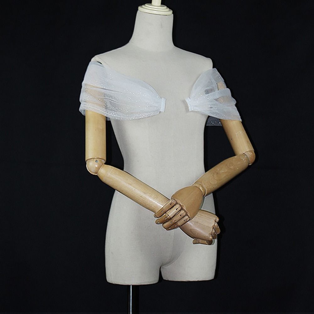 Elegant Detachable Sleeves Tulle Arm Covers Accessories Romantic Bridal Sleeves Bridal Party