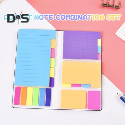Scratch Pad Shell Lebendige Farbe Haftnotizen Wasser-Auf-Basis Klebstoff Wiederverwendbare Helle Farbe Memo Pad Büro Liefert