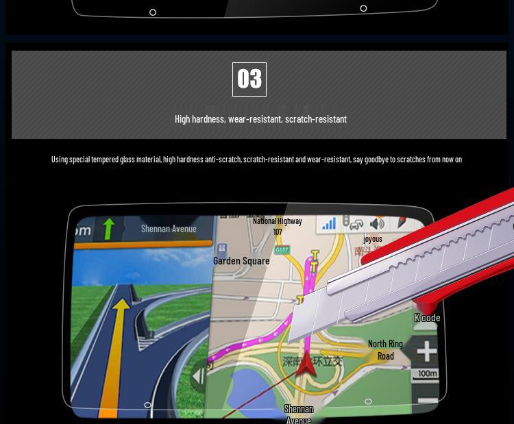 2025 Leapmotor T03 Tempered Film Navigation Screen Protector