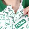 Short Sleeve Polo Shirt Golf X Green S [Pin Apparel] Men's (All-over Print) / / 621-5160221 031_White