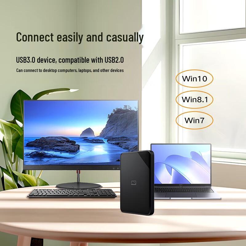 Western Digital Elements SE 4TB Portable Hard Drive