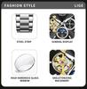 Men's High-End Multi-Functional Mechanical Fashion Watch – Stylish Business Wristwatch
