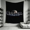 Casper Wall Tapestry Aesthetic Wall Hanging Printed Fabric Blanket Decorative Tapestries for Bedroom Living Room Home Decor