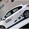 Adesivos de carro de decalques de totem de grade preta e branca, corpo inteiro, estilo de carro, adesivo de vinil para carros