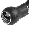 POSSBAY New Car-style 5 Speed 12mm/23mm Gear Stick Shift Knob Leather Boot for Volkswagen Golf 4/Bora-1999-2005