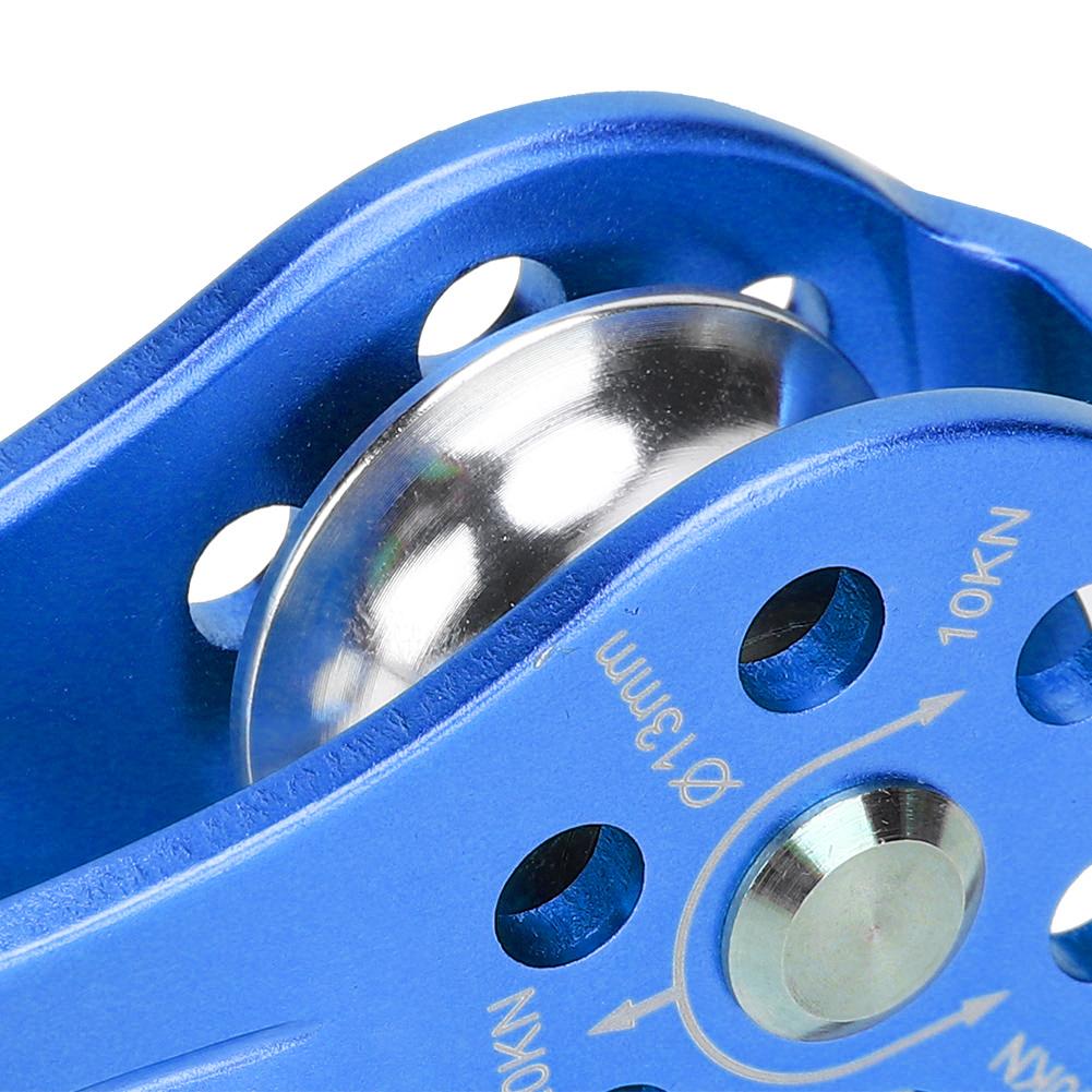 Outdoor Rock Climbing Pulley Fixed Sideplate Single Pulley High Altitude Survival Tool Gear