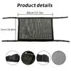 Adjustable Double-Layer Car Ceiling Cargo Net Bag - Fit for SUVs, Long Travel Organizer for Tents, Quilts, Toys, and More, Car Camping Goods Network