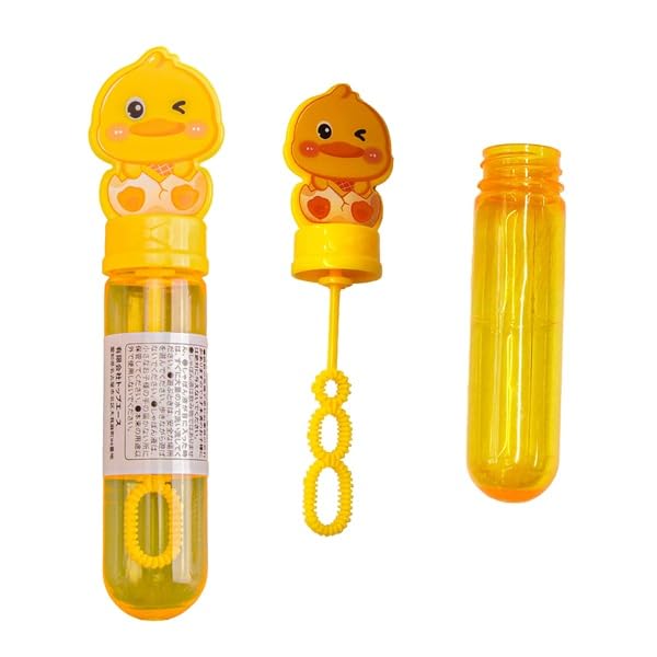 Duck-chan Pocket Bubble Blower Set (24 pieces) [Bubble Blower, Festival, Summer Festival, Prize, Children's Party]