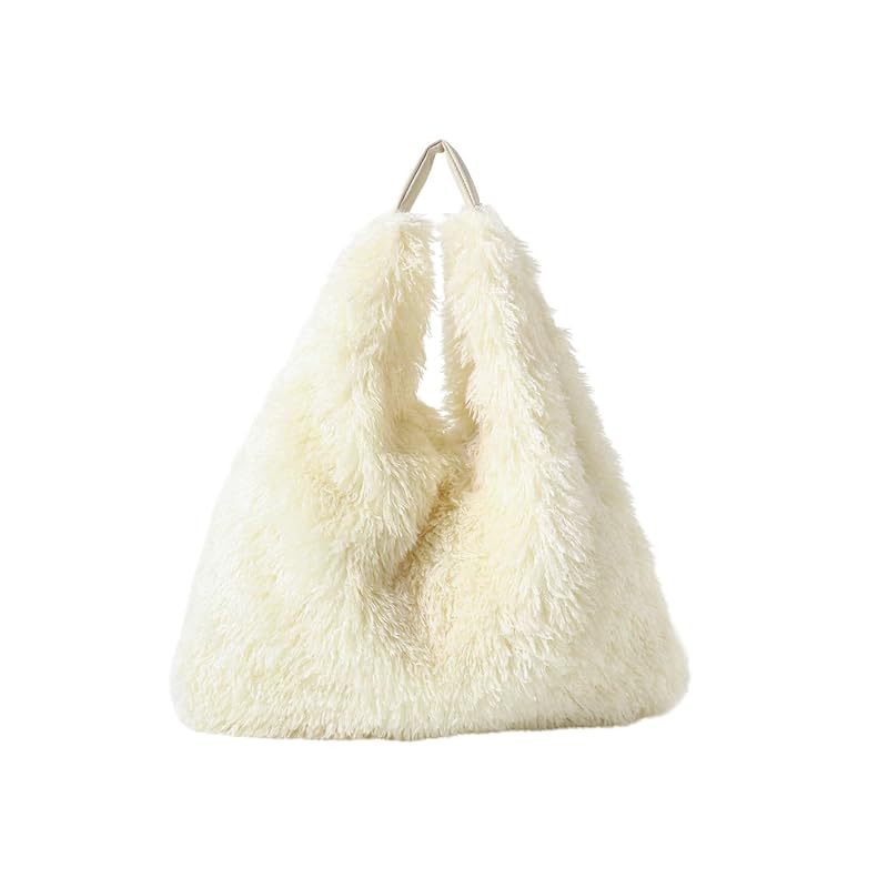 

[Sense of Place] bag tote bag boa tote bag ladies AA47-2AS004 IVORY one