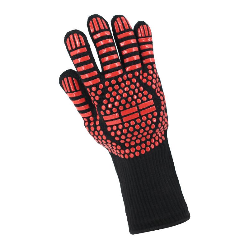 Heat-Resistant Flame Retardant Silicone BBQ Oven Gloves