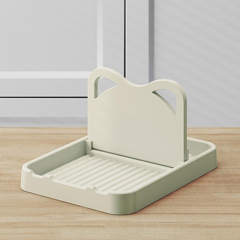 

2 шт. Многофункциональная кухонная подставка для лопаток - Решение для хранения кухонной утвари для половника для супа, палочек для еды, крышки от кастрюли и многого другого с отверстием для подвешивания и местом 2pcs белый