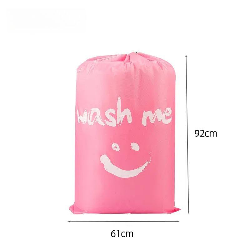 Household Laundry Bag Travel Storage Pouch Machine Washable Dirty Clothes Organizer Wash Drawstring Bag Large Capacity Bag