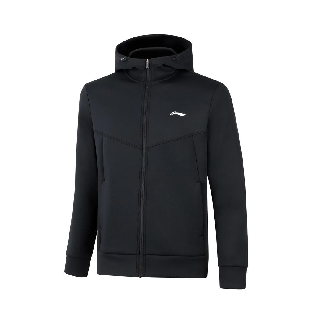 Li-Ning Plain Hooded Zipper Comfortable Versatile Casual Simple Sports Jacket Men Jackets AFDVH25-1