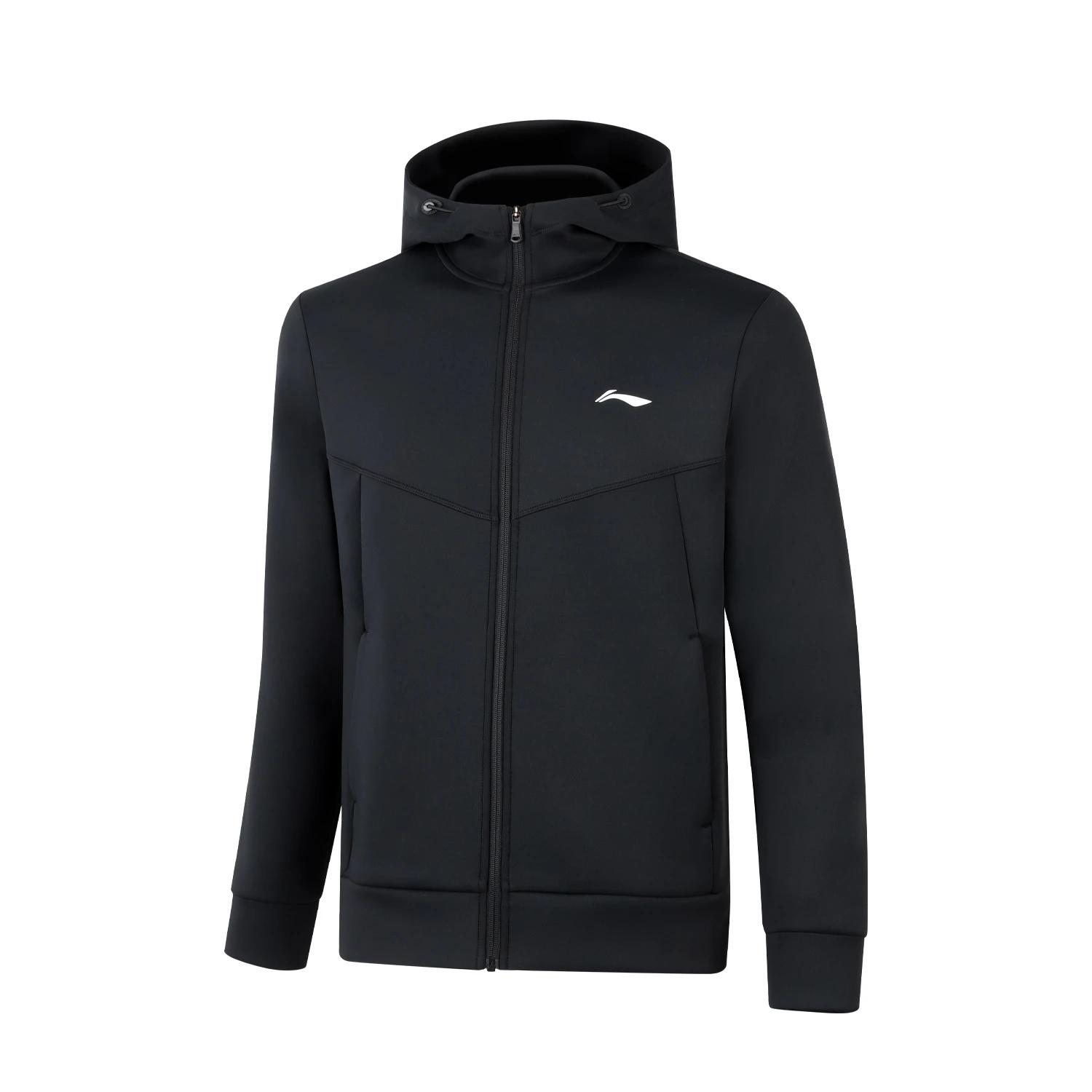

Li-Ning Plain Hooded Zipper Comfortable Versatile Casual Simple Sports Jacket Men Jackets AFDVH25-1 S