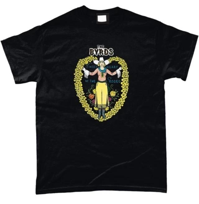 The Byrds T Shirt Sweetheart Of The Rodeo Album 60s Country Folk Rock Music G169 2XL