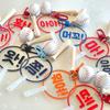 Mini Fan Baseball Keychain Set of 10 (Fan + Baseball + Bat)
