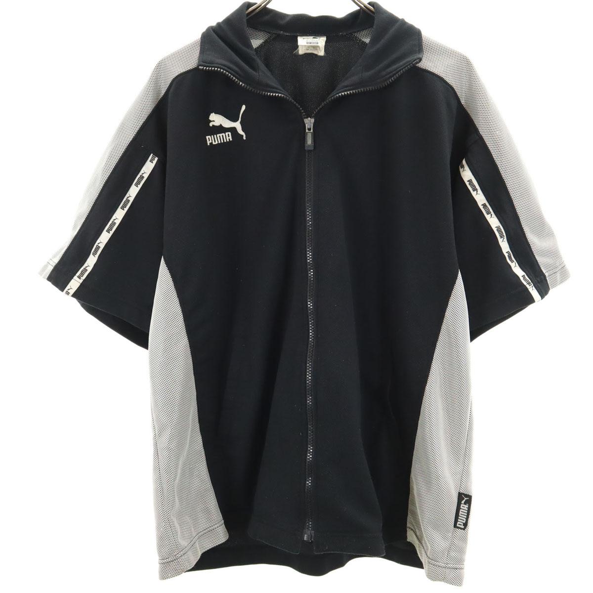 

PUMA 90s Made in Japan Old Hit Union Short sleeve Track jacket M black Men s Used