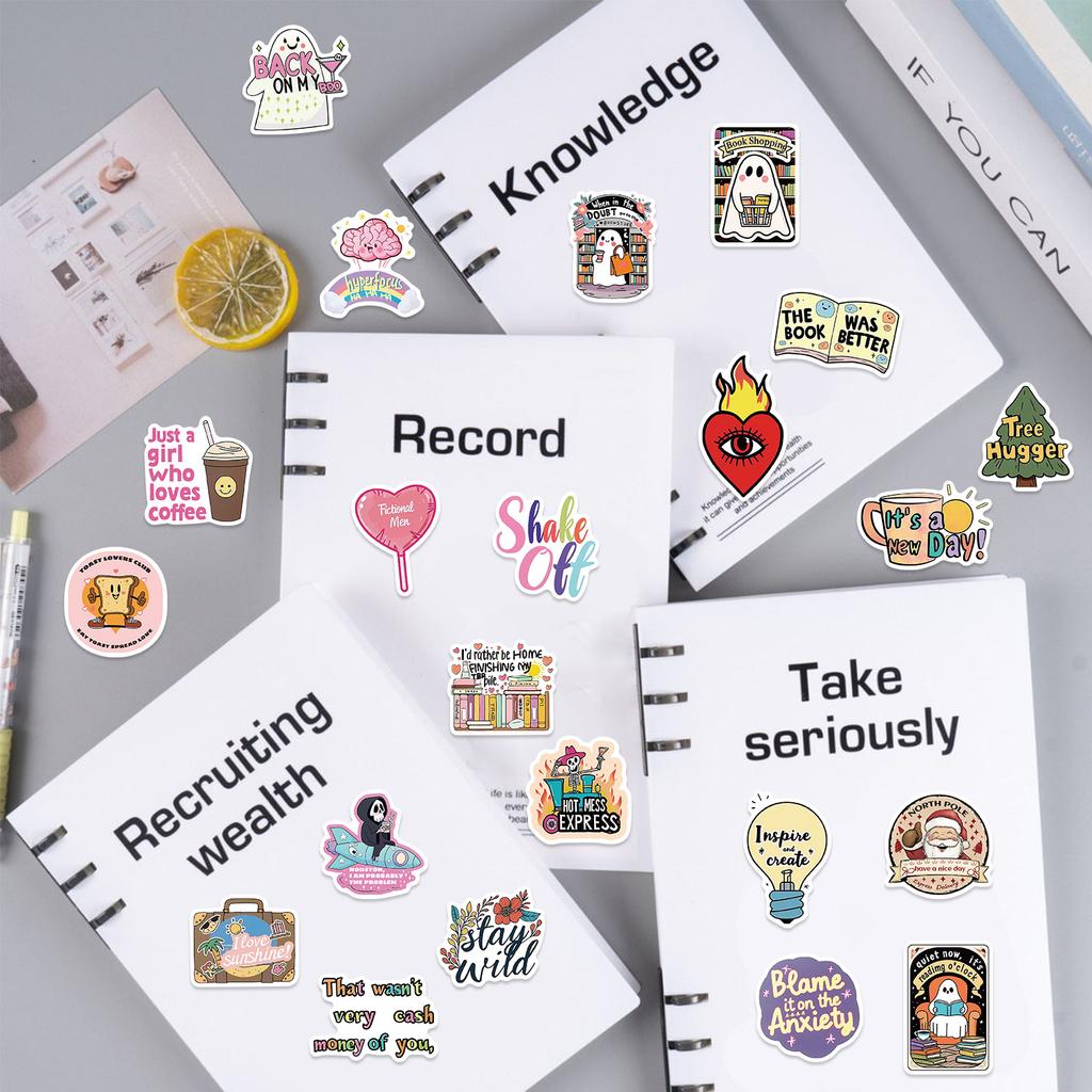 50 Cartoon Mixed Characters Graffiti Stickers Guitar Notebook Suitcase DIY Waterproof Stickers